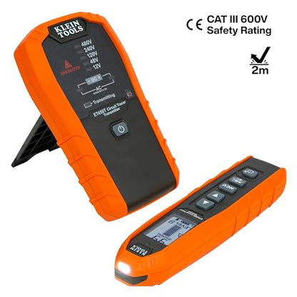 Klein Tools 80210 Advanced Circuit Tracer Kit with Non-Contact Voltage Tester, Circuit Breaker Finder, Voltage Detection, Identifies Energized and Non-Energized Breakers, Fuses, and Wires