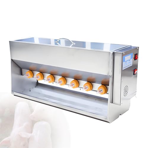 Pig Milk Feeder,Automatic Pig Milk Feeding Machine,Thickened Stainless Steel Piglet Feeder, Large Capacity Milk Box,with 10/14 Nipples 14pacifiers - size: 14pacifiers