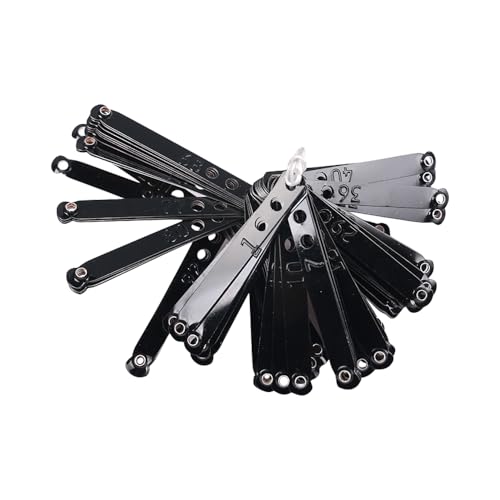 Durable Poultry Leg Bands Clip on Leg Rings Leg Bands Rings ID Tag fits for Poultry chickens, ducks, pigeons Identification - color: Diy-29-black