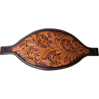 Professional's Choice Halter Lthr Bronc Pr Flwr (3PLBH-PF)