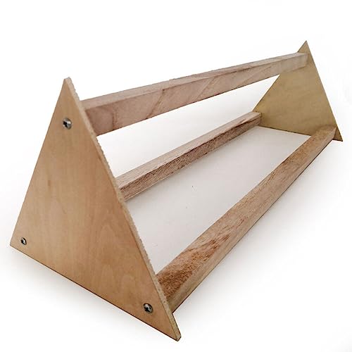 POPETPOP Chicken Perch - Wooden Chicken Roosting Bar Bird Perch Coop Accessories Chick Stand Trainning Toy Coop Toys for Hens Chicks Birds