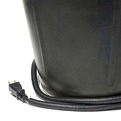 Farm Innovators FB-15R 4.5 Gallon Rubber 90 Watt Heated Bucket w/Built in Thermostat to Resist Cold (4 Pack) - color: 4.5 Gallon, size: 4 Pack