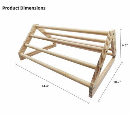 Chick Perch Chicken Coop Toys and Accessories,Chick Roosting Bar,Brooder for Baby Chicks,Strong Wooden Bird Perch. (Style 2, 14.4" x 10.7" x 6.7) - color: Style 2