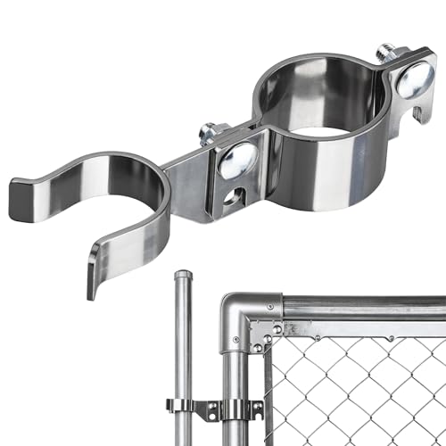 1-7/8" x 1-3/8" Chain Link Gate Latch Heavy Duty Stainless Steel Fence Gate Fork Latch Hardware with Padlock Hole 1pcs - color: 1-7/8"x1-3/8"