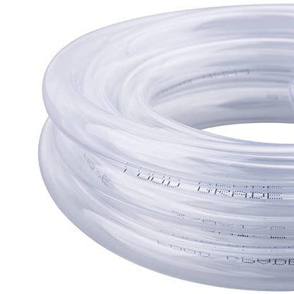 DERNORD PVC Tubing 3/8"ID X 1/2"OD Flexible Clear Vinyl Hose 10 Feet for Food Grade - size: 10 Feet, style: 3/8"ID X 1/2"OD