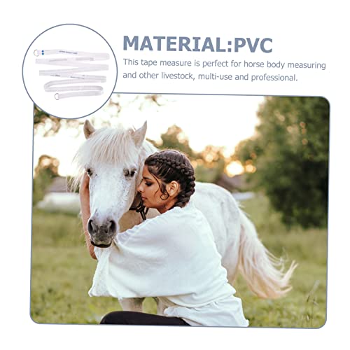2.5m Professional Livestock Measuring Tape Horse Tape Measure Reusable Farm Tool