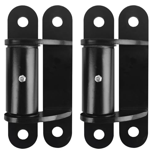 7" 2062P Heavy Duty Gate Hinges 1100lb Capacity - Bolt On/Weld On Carbon Steel Hinges for Driveway Gates, Fence & Barn Doors - Ball Bearing Design, Rust-Black Resistant Finish （2pcs）