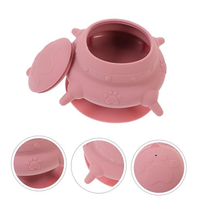 Silicone Puppy Milk Feeder Bowl with Teats for Nursing Puppies and Kittens Slow Feeder Dog Bowl Pet Feeding Station for Puppies and Pets