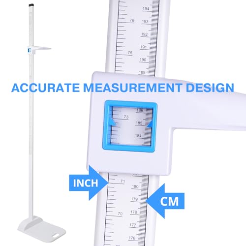 Height Measurement Tool, Height Measurement for Kids and Adults, Portable Stadiometer, Medical Office Aluminum Telescopic Measure Rod Device