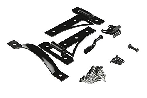 National Hardware Transitional Gate Kit N109-314 with Gate Latch, Gate Hinges, and Gate Pull