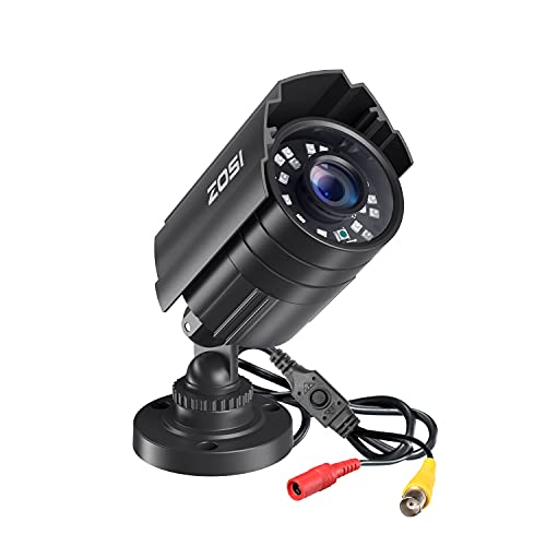 ZOSI 2.0MP 1080P HD 1920TVL Security Camera Hybrid 4-in-1 TVI/CVI/AHD/960H CVBS CCTV Camera Outdoor Indoor,80ft IR Night Vision,Weatherproof Bullet Camera For analog Surveillance DVR(Black) - size: 0CH+1Cam+0TB