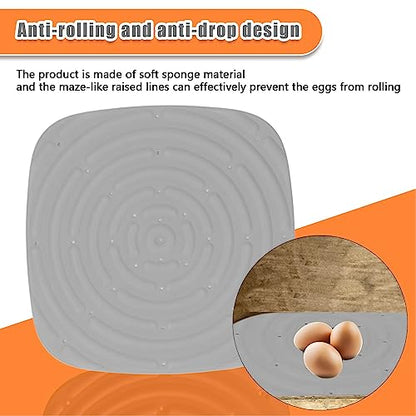 4pcs Chicken Nest Mat, Washable Poultry Nesting Box Pads PVC Water Proof Egg Collector Protector Liners for Laying Eggs Chicken Coop (Gray) - color: Gray