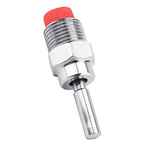 SUNGOOYUE 5 Piece Automatic Waterer Stainless Steel Nipple Drinker 63 X 20 Mm Threaded Long Rod Red Cap Design for Sows Piglets Farm Drinking Use