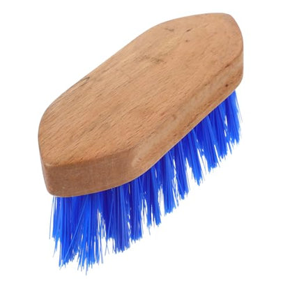 Kichvoe Horse Grooming Brush Stiff Bristle Wood Body Comb for Horse Hair Cleaning and Massage Multi Functional Equine Grooming Tool for Maintenance