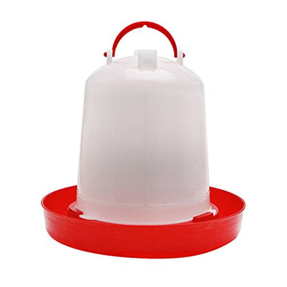Chicken Feeder Waterer Baby Chick Drinker Feeder with Carrying Handle Capacity 2.5 L Chicken Water Feeder Pet Supplies