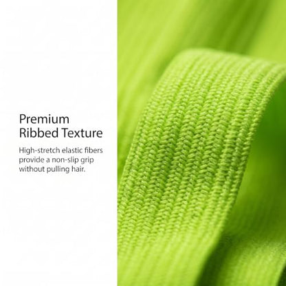 Reflective Safety Bands Adjustable Reflector Straps for Wrist Arm Ankle and Leg High Visibility for Night Cycling and Running - color: green