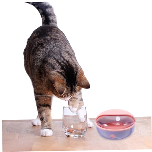 WOONEKY Small Pet Feeder with Pacifiers Spout Spillproof Milk Bowl for Puppies and Kittens Durable Material Versatile Design for Cats and Dogs for Newborn Pets