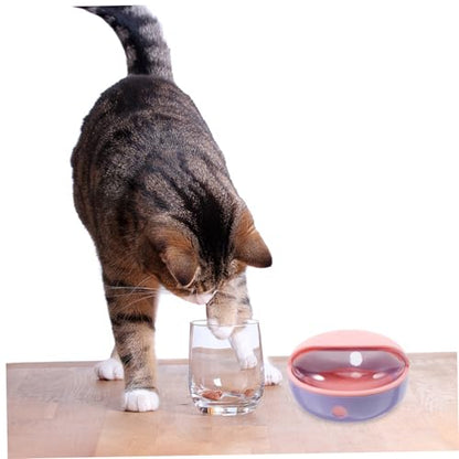 WOONEKY Small Pet Feeder with Pacifiers Spout Spillproof Milk Bowl for Puppies and Kittens Durable Material Versatile Design for Cats and Dogs for Newborn Pets