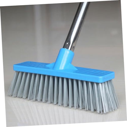 Long Handle Stiff Bristle Floor Scrub Brush Multi-Purpose Kitchen Garage Deck Brush