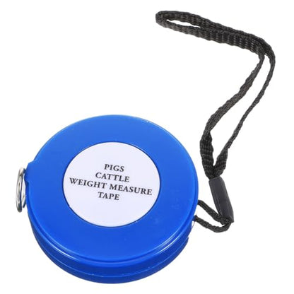 Animal Measuring Tape 2.5m Blue Cattle Girth Weight Tape Measure for Horse Pig Sheep Body Measurement Livestock Tool Style