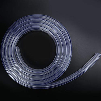 Generic Milking Machine Hose Replacement, 3 Meter Transparent PVC Tube G1 8 Thread Wear and Pressure, Ideal for Dairy Farm Piping