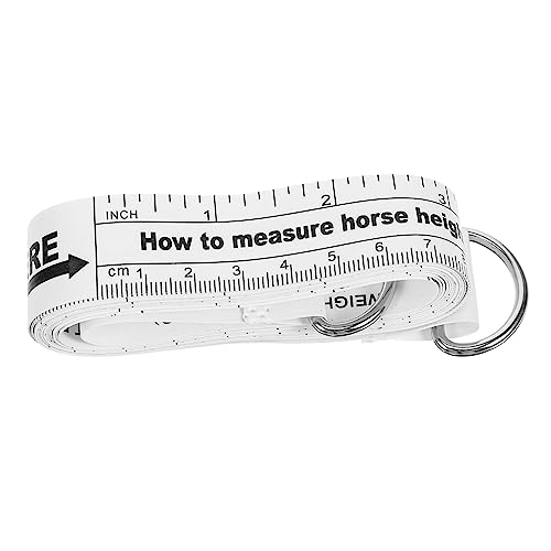 Sosoport Horse Measuring Tape for Accurate Bust Height and Weight Measurement Livestock Tape Measure and Farm Animals Easy to Carry and Use