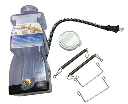 Farm Innovators Model HRB-20 Heated Water Bottle for Rabbits, 32-Ounce, 20-Watt, 4.2 x 4.2 x 11.5 inches, 1 Pound - size: 4.2 x 4.2 x 11.5 inches ; 1 pounds