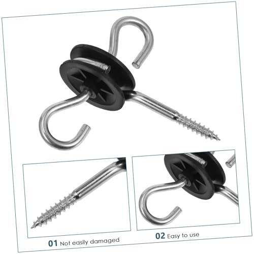 Insulator Fence Gate Hardware Electric Fence Screw-in Gate Handle 4 Pack