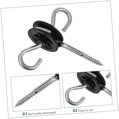 Insulator Fence Gate Hardware Electric Fence Screw-in Gate Handle 4 Pack