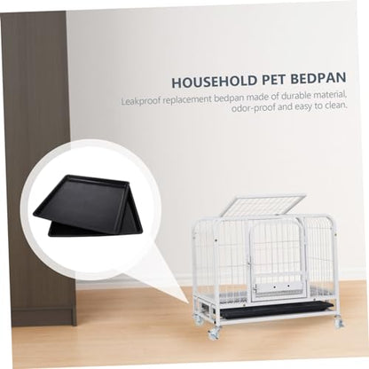 Take The Urine Tray 2pcs Pet Poop Pans Rabbit Bedpan Chick Cage Bedpan Pet Supplies Leakproof and Durable