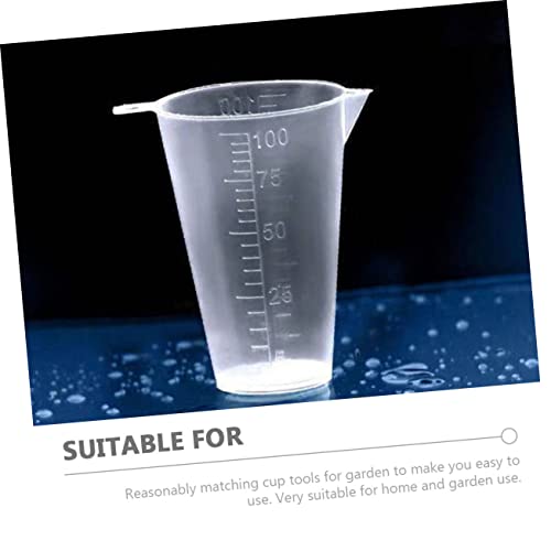 40pcs Farm Measuring Cup Accurate Liquid Measuring Tools Plastic with Scales for Garden Orchard Use and Leakproof Design
