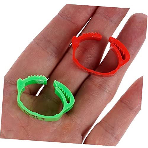 Yardwe 200pcs Chicken Leg Bands Poultry Leg Ring Bird Accessories Identification Rings for Chicks