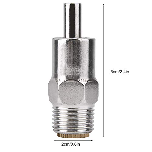 SUNGOOYUE Automatic Nipple Water Drinker, Stainless Steel Copper Straw Type Water Dispenser 5PCS, Compact No Drip Livestock Waterer for Pigs Piglets Goats Sheep Farm Use