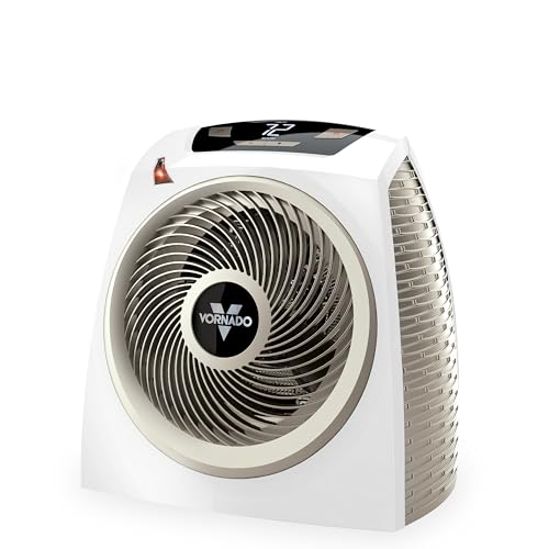 Vornado AVH10 (2025) Space Heater for Home, Fan Only Option, Digital Display with Adjustable Thermostat, Advanced Safety Features, Auto Climate Control, Whole Room Electric Heater for Indoors, White - size: AVH10 (2025 Model)