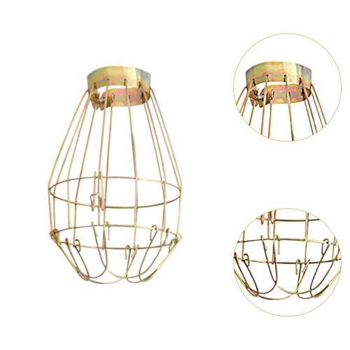 Iron Mesh Cage Heater Guard Lamp Holder Adjustable Clamp Safe Design Suitable for Snake Enclosure and