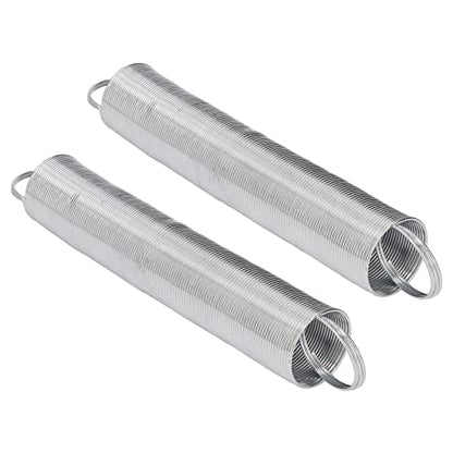 2PCS Electric Fence Gate, 16 Feet Livestock Fence Spring Stainless Steel Tension Spring Gate Handles Kit for Farms Yards Lawns