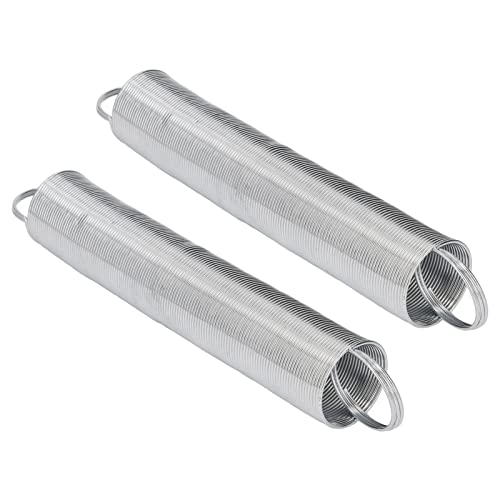 FLEXMAN 2Pcs Electric Fence Spring Gates, 16 Feet Tension Stainless Steel Livestock Fence Spring, Fence Gate Spring for Farms Ranches