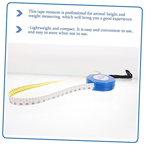 NUOBESTY Animal Weight Measuring Tape Portable Flexible Livestock Weight and Chest Circumference Tape Measure for Pig Cattle Goats Farm Supply Accurate Small