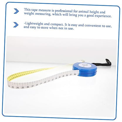 NUOBESTY Animal Weight Measuring Tape Portable Flexible Livestock Weight and Chest Circumference Tape Measure for Pig Cattle Goats Farm Supply Accurate Small