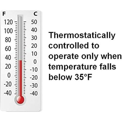 Farm Innovators Heated Base for Double Wall Metal Founts Poultry Waterer, 125W Outdoor Water Bowl Heater for Chickens, Turkeys, Ducks, and Geese