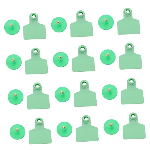 Cattle Sheep Goats Ear Tags 100pcs Blank Plastic Ear Tags for Easy Identification