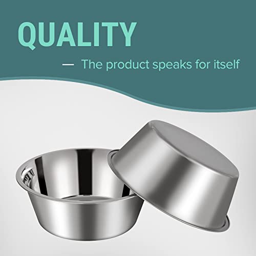 URBUDDIES 1.1 Gallon Extra Large Stainless Steel Dog Water Bowls, 4 Pack - size: 4 Pack