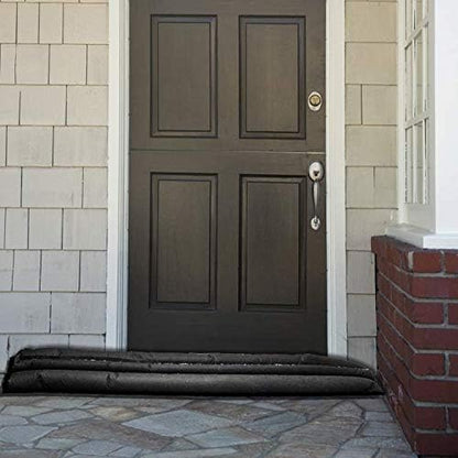 PIG Water Barrier - Sandless Sandbags for Flooding - 4 Pack - 5'L x 6.5"W x .25"H Water Diverter - PM50416 - size: 5'L x 6.5"W x .25"H