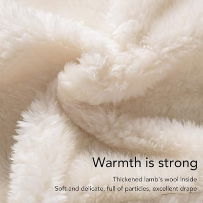Brrnoo Warm Blanket Thickened Oxford Cloth Double Layer Half Wrap Warm Covers for Leg Waist Office Home