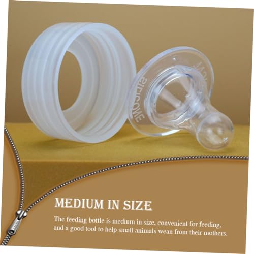10pcs Small Pig Feeder Bottle Milk Container for Newborn to Years Silicone Pacifier Safe Material