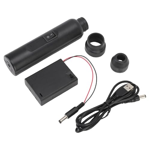 JTLB LED Egg Candler, USB Portable Cool Light Egg Candling Lamp for Monitoring Eggs Development, AA Battery*3