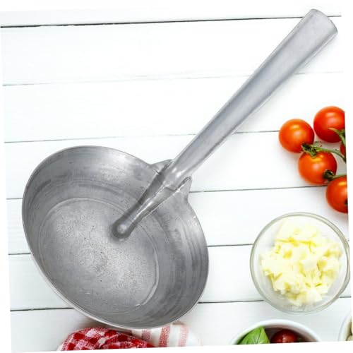 BESPORTBLE Iron Feeding Scoop Heavy-Duty Ladle for Livestock and Horses Water Scoop for Feeding and Measuring Handle Design for Easy Use Farms and Homesteading