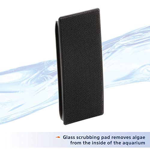 Aqueon Aquarium Algae Scraper, Fish Tank Cleaning Magnets for Glass/Acrylic, Medium (Pack of 3) - size: Medium (Pack of 3)