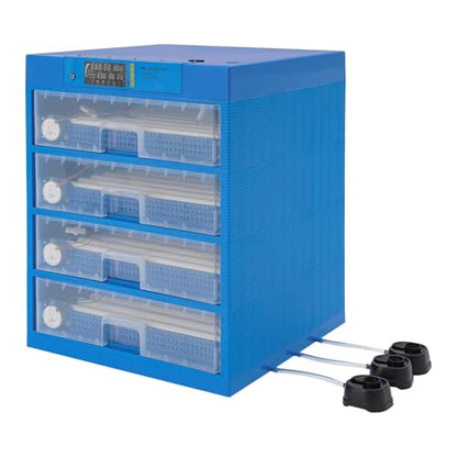 256 Eggs Incubator, Intelligent Automatic Egg Rotating Incubator with Auto Turning and Temperature Humidity Control, Automatic Digital Poultry Hatcher Machine for Chicken Duck Quail Eggs - size: 256 Eggs