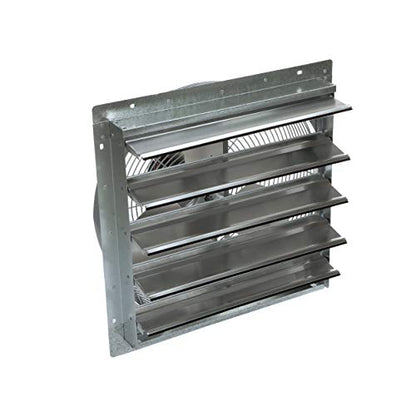 TPI Corporation CE20-DS Direct Drive Exhaust Fan – 120 Volt, 20 Inch Shuttered Industrial Fan. Workshop Ventilation Fans